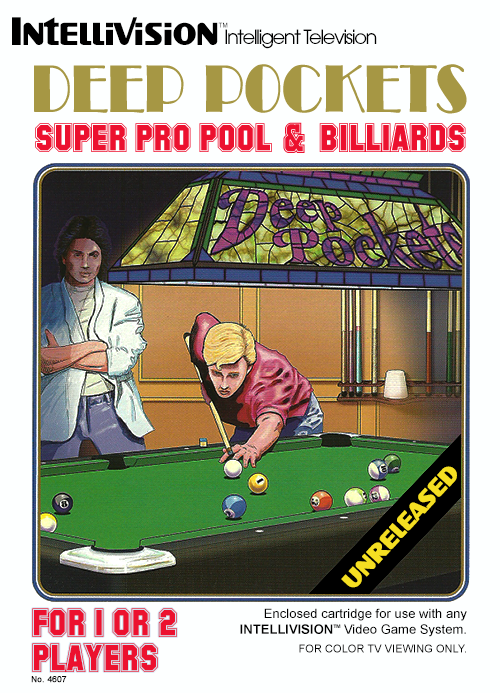 Deep Pockets: Super Pro Pool and Billiards box art for Intellivision
